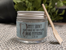 Load image into Gallery viewer, Glass Jar Nano-Hydroxyapatite Organic Vegan Fluoride Free Remineralizing Tooth Powder