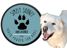 Load image into Gallery viewer, Nano-hydroxyapatite Remineralizing Fluoride Free Mineral Tooth Powder for Dogs 3oz Organic Ingredients