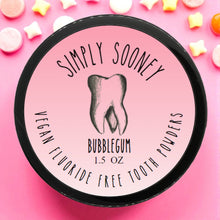 Load image into Gallery viewer, New Bubblegum Naturally Flavored Mineral Powdered Toothpaste