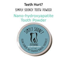 Load image into Gallery viewer, Nano-hydroxyapatite Remineralizing Vegan Fluoride Free Mineral Tooth Powder 1.5oz Organic Ingredients