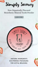 Load image into Gallery viewer, New Strawberry Organically Flavored Mineral Powdered Toothpaste