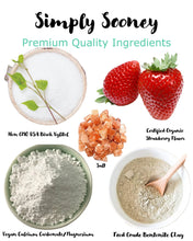 Load image into Gallery viewer, New Strawberry Organically Flavored Mineral Powdered Toothpaste