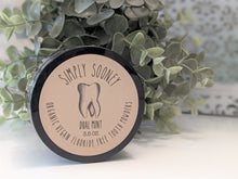 Load image into Gallery viewer, Simply Sooney Remineralizing Organic Vegan Fluoride Free Mineral Tooth Powder Dual Mint Flavor FREE SHIPPING