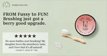 Load image into Gallery viewer, New Strawberry Organically Flavored Mineral Powdered Toothpaste