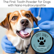 Load image into Gallery viewer, Nano-hydroxyapatite Remineralizing Fluoride Free Mineral Tooth Powder for Dogs 3.5oz Organic Ingredients
