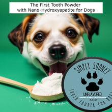 Load image into Gallery viewer, Nano-hydroxyapatite Remineralizing Fluoride Free Mineral Tooth Powder for Dogs 3.5oz Organic Ingredients