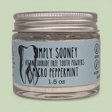 Load image into Gallery viewer, Glass Jar %15 Micro-Hydroxyapatite Vegan Fluoride Free Remineralizing Tooth Powder