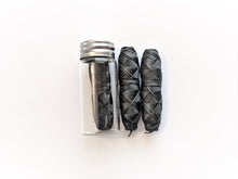 Load image into Gallery viewer, Zero Waste Vegan Bamboo Charcoal Fiber Floss-3 Pack- Natural Mint Flavor With Glass Case